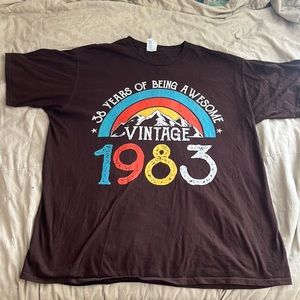 1983 “38 Years of being awesome” Vintage Shirt